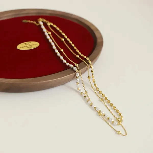 Gold_Layered_Pearl_Beaded_Necklace_For_Women